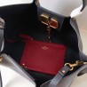 Valentino Vlogo Escape Medium Shopper In Black Grainy Calfskin 614