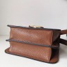 Valentino Vsling Large Shoulder Bag In Brown Grained Calfskin 640