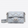 Valentino Mini Candystud Crossbody Bag In Pale Blue Lambskin 723