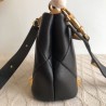 Valentino Small Roman Stud Top Handle Bag In Black Nappa 181