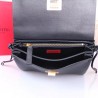 Valentino Garavani Black Medium VRing Shoulder Bag 851