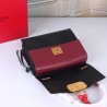 Valentino Garavani Red/Black Medium VRing Shoulder Bag 877