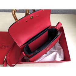 Valentino Supervee Crossbody Bag In Red Leather 784