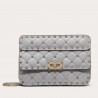 Valentino Rockstud Spike Small Bag In Pale Blue Lambskin 848