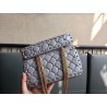 Valentino Rockstud Spike Small Bag In Pale Blue Lambskin 848