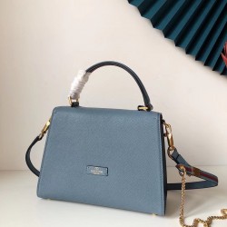 Valentino Small Vsling Handbag In Amadeus Grainy Calfskin 355