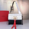 Valentino Garavani Medium Vring Lizard Shoulder Bag 423