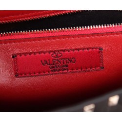 Valentino Red Large Free Rockstud Spike Chain Bag 230