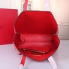 Valentino Garavani Red Large Vring Shopping Tote 130