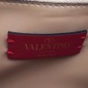 Valentino Rockstud Crossbody Bag In Nude Calfskin  048