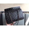 Valentino Large Crinkled Lambskin Rockstud Spike Shoulder Bag 924