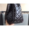 Valentino Large Crinkled Lambskin Rockstud Spike Shoulder Bag 924