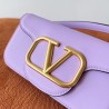 Valentino Small Loco Shoulder Bag in Wisteria Calfskin 730