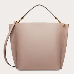 Valentino Escape Hobo Bag In Poudre Grained Calfskin 778