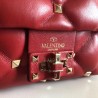 Valentino Candystud Mini Handbag In Red Lambskin 523