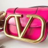 Valentino Small Supervee Crossbody Bag In Azalea Leather 165