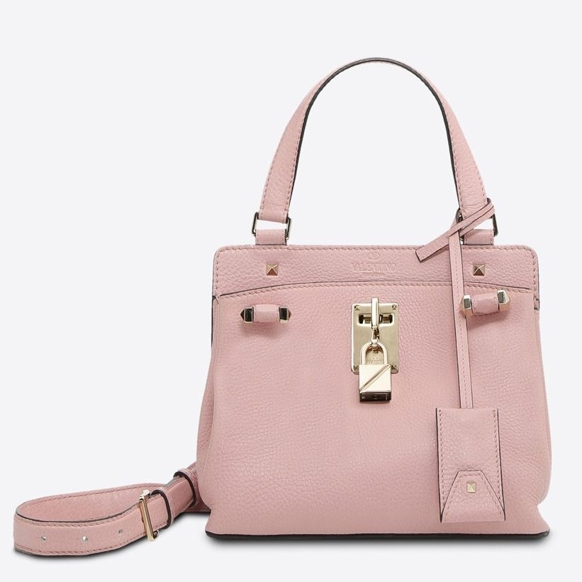 Valentino Garavani Pink Joylock Small Handbag 025