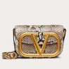 Valentino Small Supervee Crossbody Bag In Embossed Python Leather 808