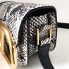 Valentino Small Supervee Crossbody Bag In Embossed Python Leather 808