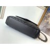 Saint Laurent College Medium Bag In Black Matelasse Leather 046