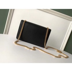 Saint Laurent Small Kate Tassel Bag In Black Grained Leather 872