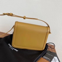 Saint Laurent Solferino Small Bag In Brown Calfskin 897