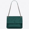 Saint Laurent Medium Niki Bag In Turquoise Vintage Leather 939