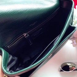 Saint Laurent Medium Niki Bag In Turquoise Vintage Leather 939