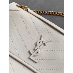 Saint Laurent Niki Medium Bag In White Lambskin 113