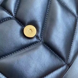 Saint Laurent Loulou Small Bag In Noir Matelasse Leather 185