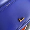 Saint Laurent Solferino Medium Bag In Blue Box Calfskin 991