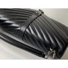Saint Laurent College Large Bag In Black Matelasse Leather 519