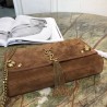 Saint Laurent Medium Kate Tassel Bag In Brown Suede And Studs 942