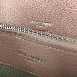 Saint Laurent Baby Sac de Jour Souple Bag In Nude Grained Leather 561
