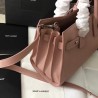 Saint Laurent Baby Sac de Jour Souple Bag In Nude Grained Leather 561