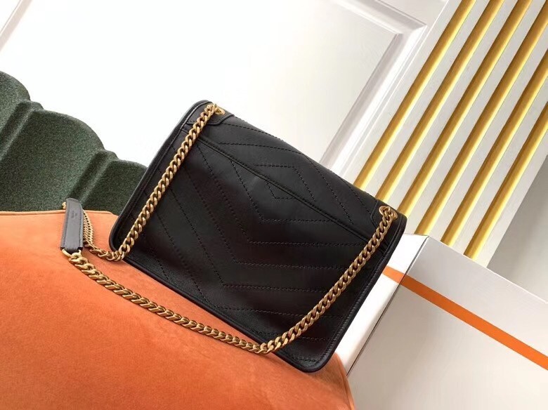 Saint Laurent Medium Niki Bag In Black Lambskin 576