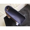 Saint Laurent Envelope Large Bag In Blue Quilted Leather 639
