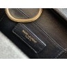 Saint Laurent Kate Box Bag In Black Grained Leather 749