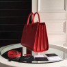 Saint Laurent Small Sac De Jour Bag In Red Crocodile Leather 738