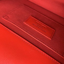 Saint Laurent Sunset Medium Bag In Red Calfskin 898