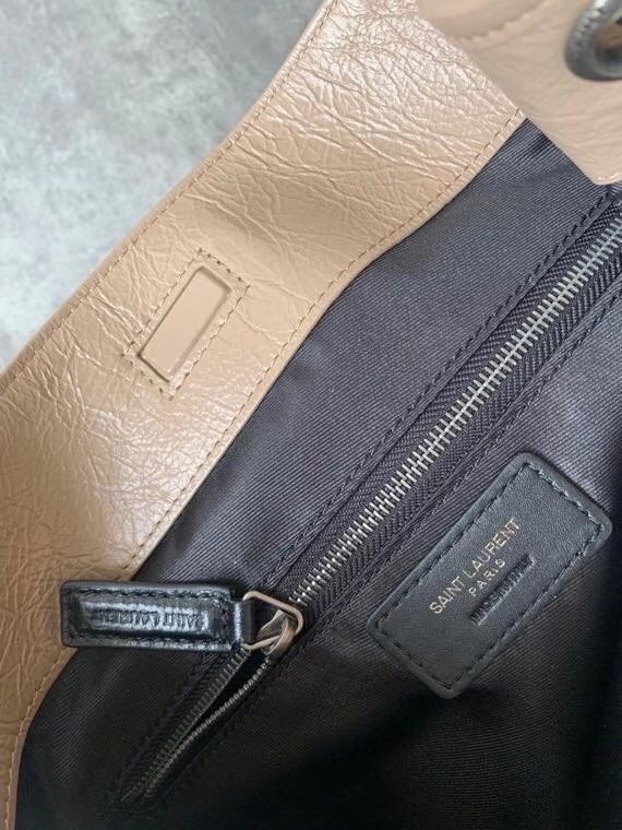 Saint Laurent Medium Niki Shopping Bag In Sand Leather  333