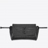 Saint Laurent Niki Body Bag In Black Croco-Embossed Leather 234