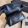 Saint Laurent Niki Body Bag In Black Croco-Embossed Leather 234