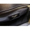 Saint Laurent Envelope Large Bag In Black Grained Leather 304