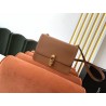 Saint Laurent Carre Satchel Bag In Brick Leather 002