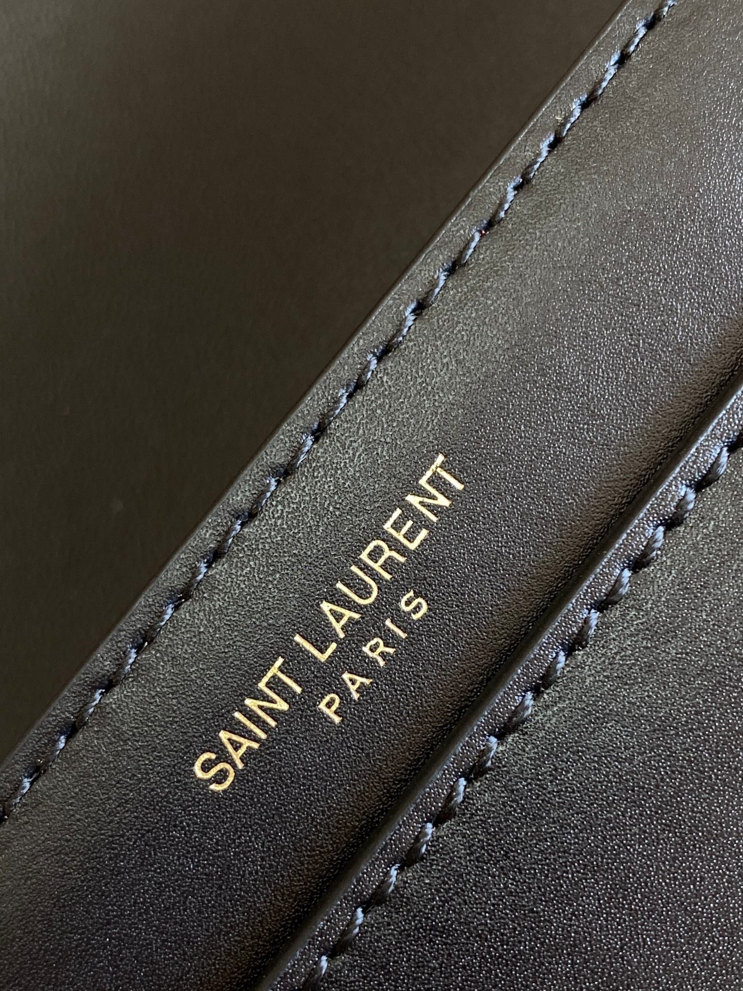 Saint Laurent Le Maillon Bag In Black Calfskin 404