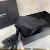 Saint Laurent Lou Mini All Black Bag 850