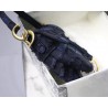 Dior Saddle Bag In Blue Camouflage Canvas 800