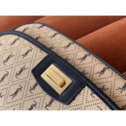 Saint Laurent Monogram All Over Medium Satchel In Canvas 860