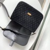 Saint Laurent Monogram All Over Small Satchel In Black Suede 958